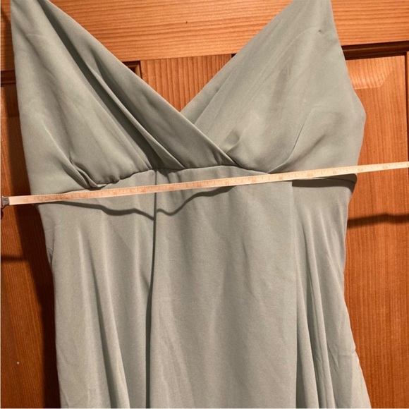 Birdy Grey Kaia Chiffon Sage Dress (XS) - HAS BEEN ALTERED - Picture 5 of 12